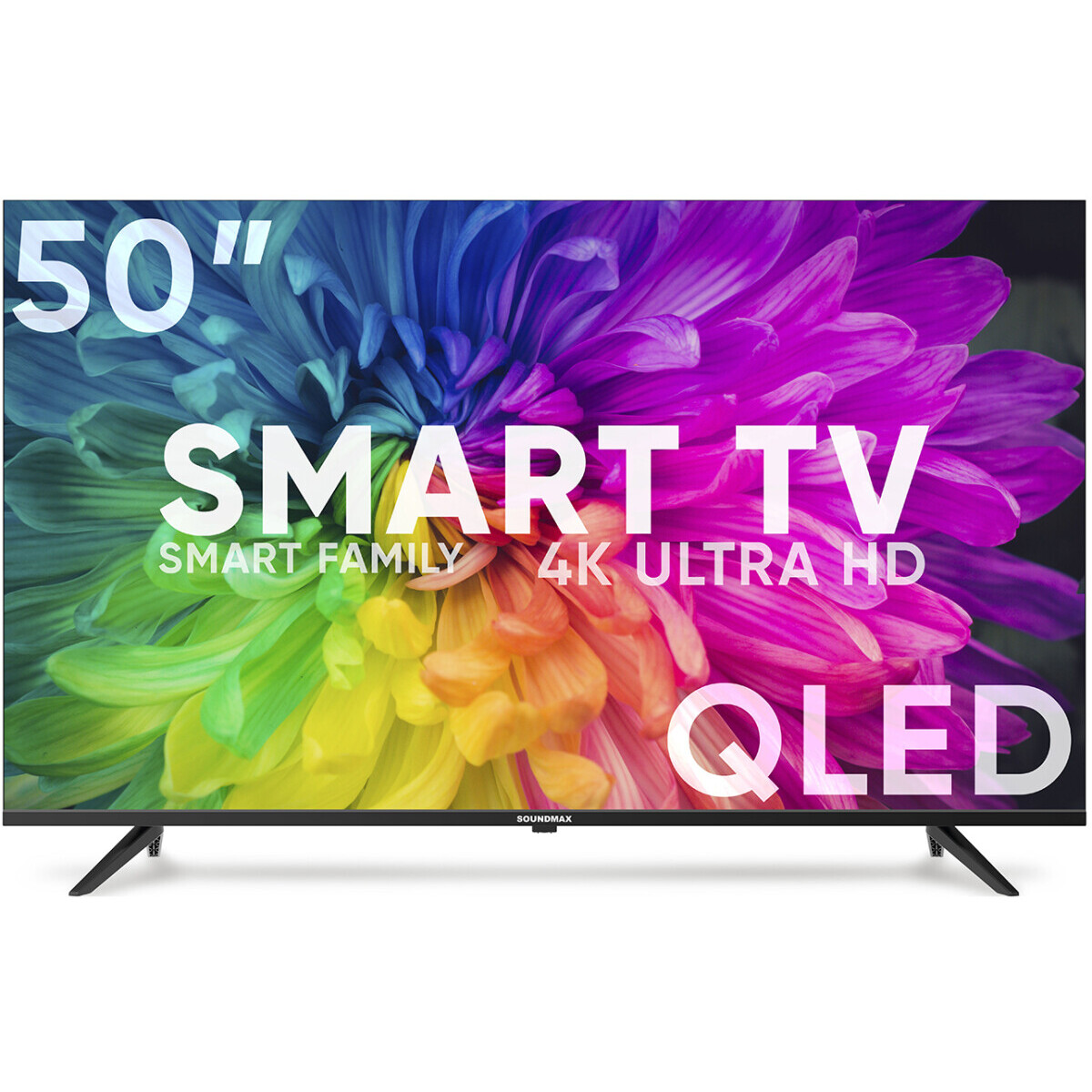 ЖК телевизор Soundmax 50" SM-QLED50T2SU - SM-QLED50T2SU\Q