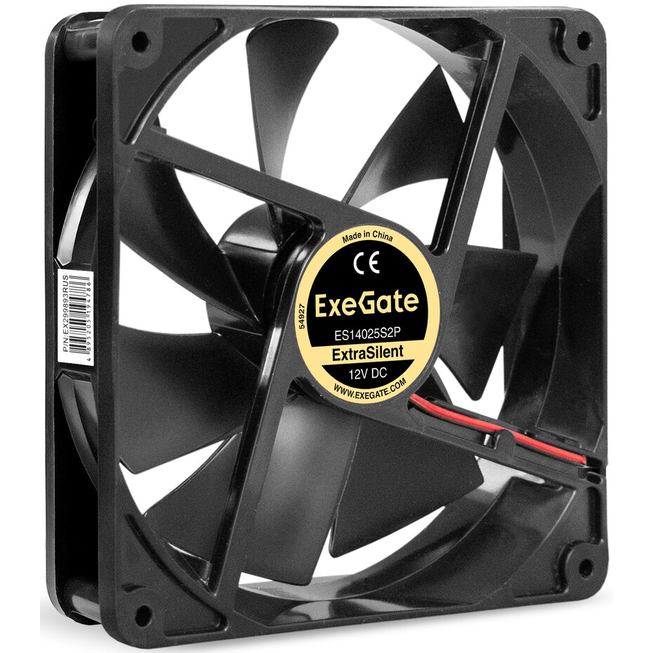 Вентилятор для корпуса ExeGate ExtraSilent ES14025S2P - EX299893RUS - фото 3