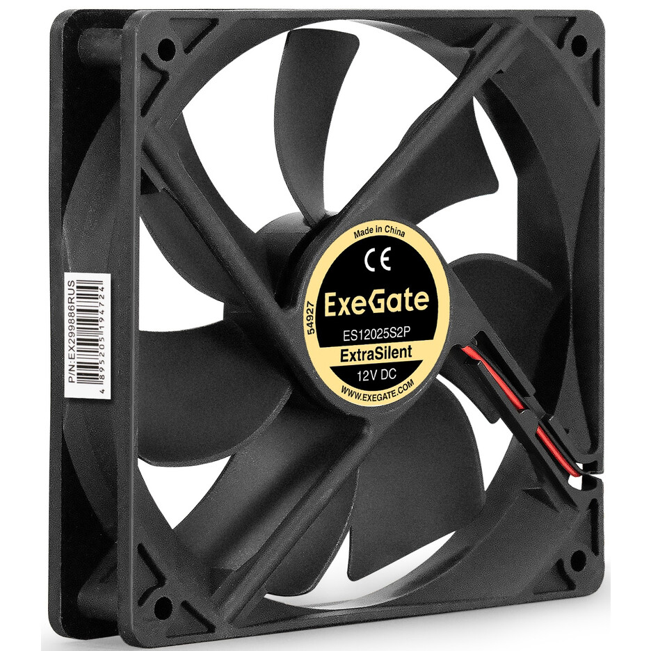 Вентилятор для корпуса ExeGate ExtraSilent ES12025S2P - EX299886RUS - фото 3