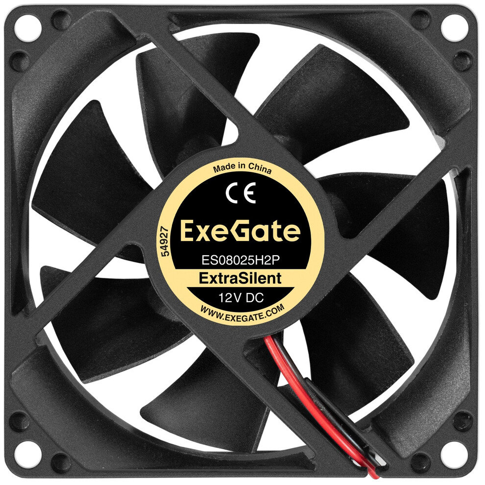 Вентилятор для корпуса ExeGate ExtraSilent ES08025H2P - EX299876RUS - фото 2