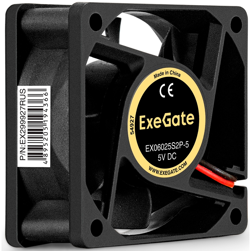 Вентилятор для корпуса ExeGate EX06025S2P-5 - EX299927RUS - фото 3