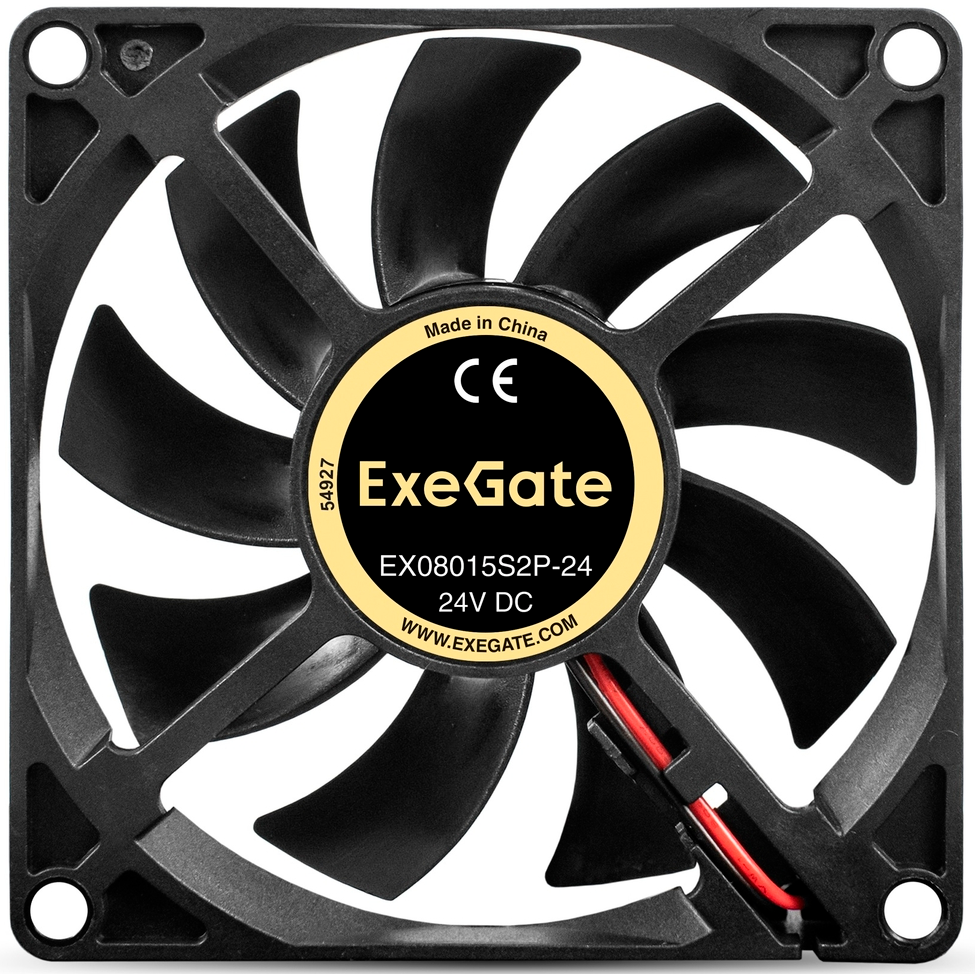 Вентилятор для корпуса ExeGate EX08015S2P-24 - EX299907RUS - фото 2