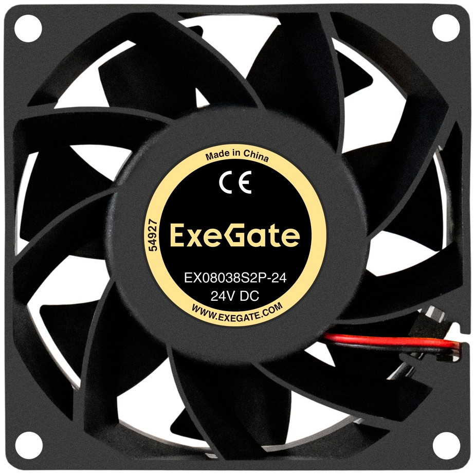 Вентилятор для корпуса ExeGate EX08038S2P-24 - EX299911RUS - фото 2