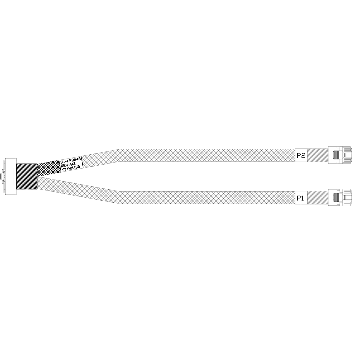 Кабель DiliVing DL-LP8643