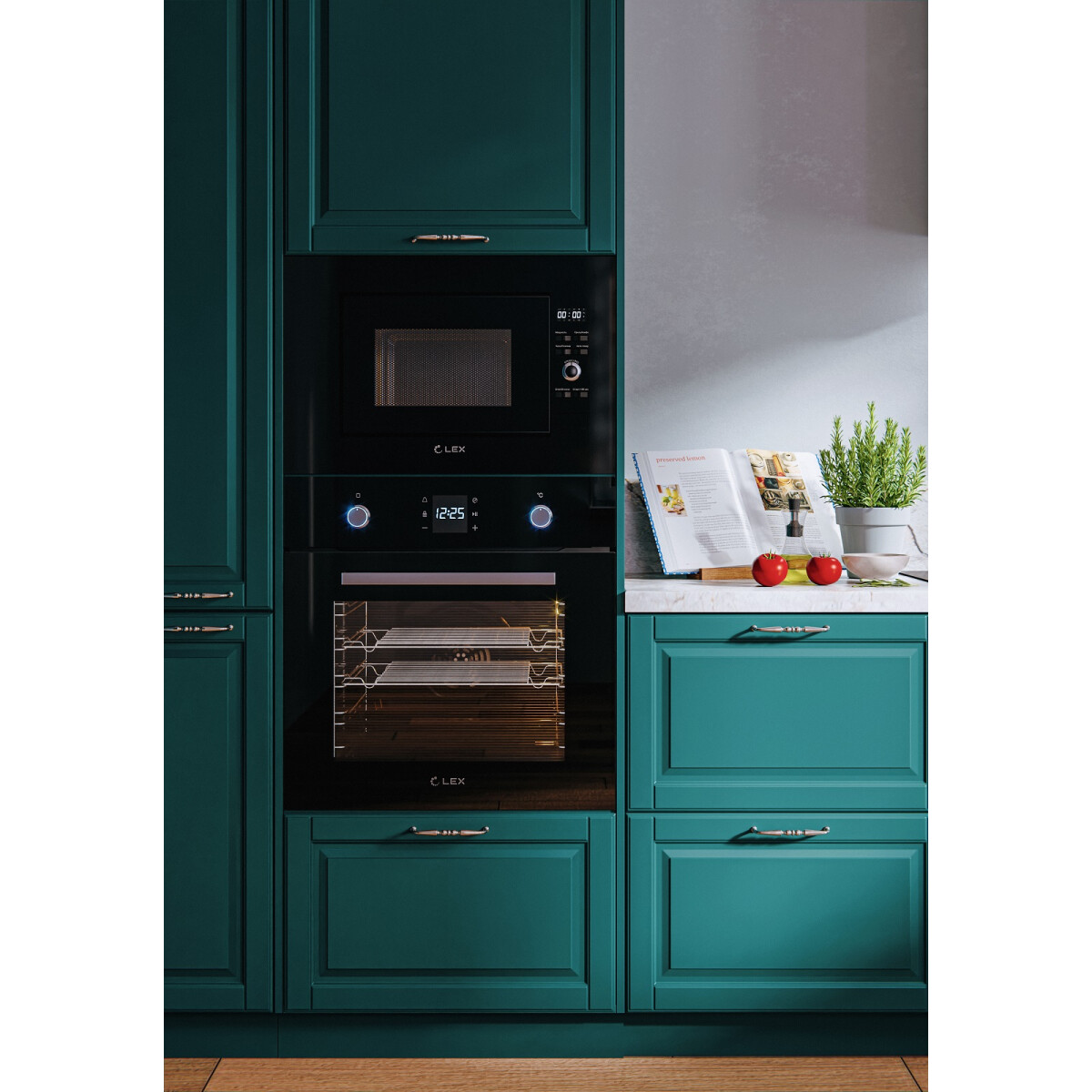 Встраиваемая микроволновая печь LEX BIMO 20.03 BLACK - CHGA100003 - фото 8