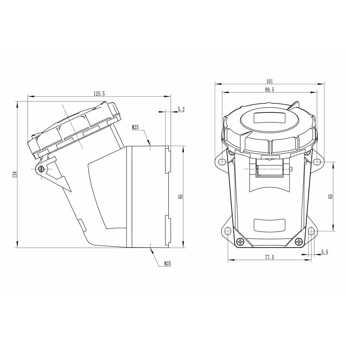Электрическая розетка DKC DIS5181656T - фото 5