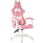 Игровое кресло Бюрократ Knight Kitty Pink/White - KNIGHT KITTY W PINK
