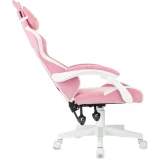 Игровое кресло Бюрократ Knight Kitty Pink/White (KNIGHT KITTY W PINK)