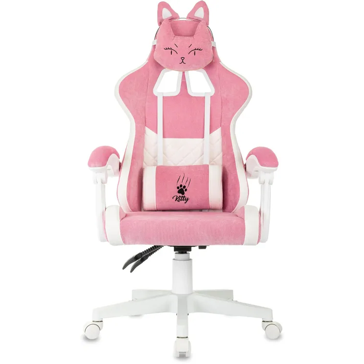 Игровое кресло Бюрократ Knight Kitty Pink/White - KNIGHT KITTY W PINK - фото 6