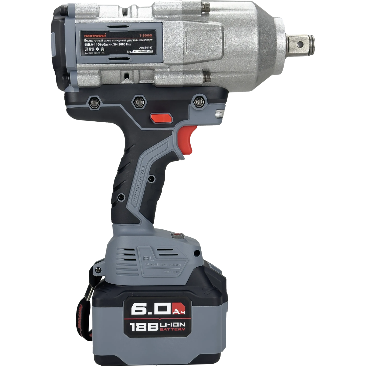 Гайковёрт PROFIPOWER T-2000N - E0187 - фото 3