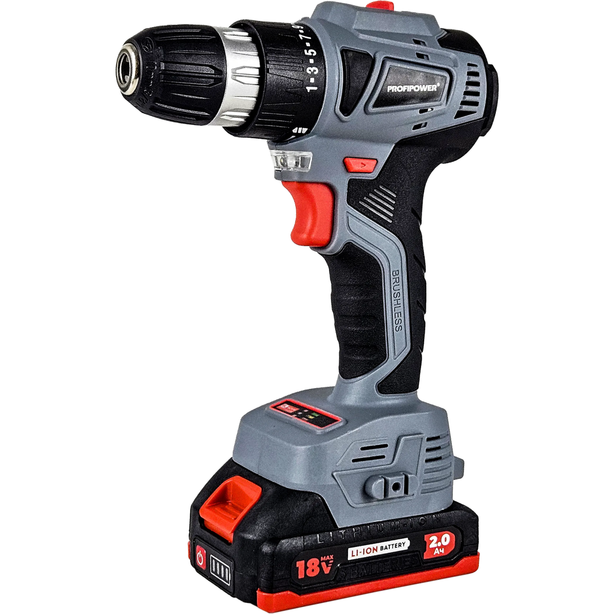 Дрель-шуруповёрт PROFIPOWER MKBL-18BT - E0146