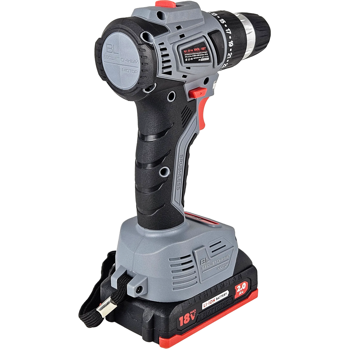 Дрель-шуруповёрт PROFIPOWER MKBL-18BT - E0146 - фото 3