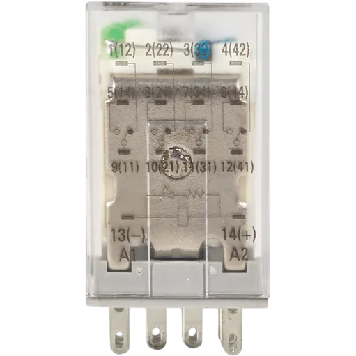 Реле промежуточное EKF RPA 22/4 5A 24В DC AVERES - rpa-22-4-24DC - фото 3