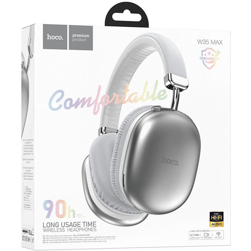 Гарнитура HOCO W35 Max Silver - HC-12210 - фото 4