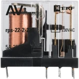 Реле промежуточное EKF РП slim 22/2 5A 230В AC AVERES (rps-22-2-230)