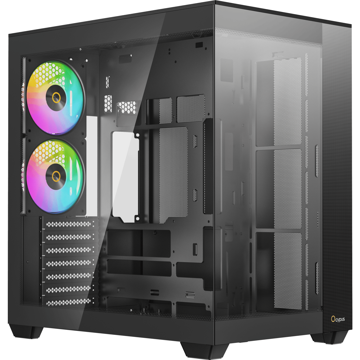 Корпус Ocypus Delta C74 ARGB Black - Delta-C70-BKG400XX-GL