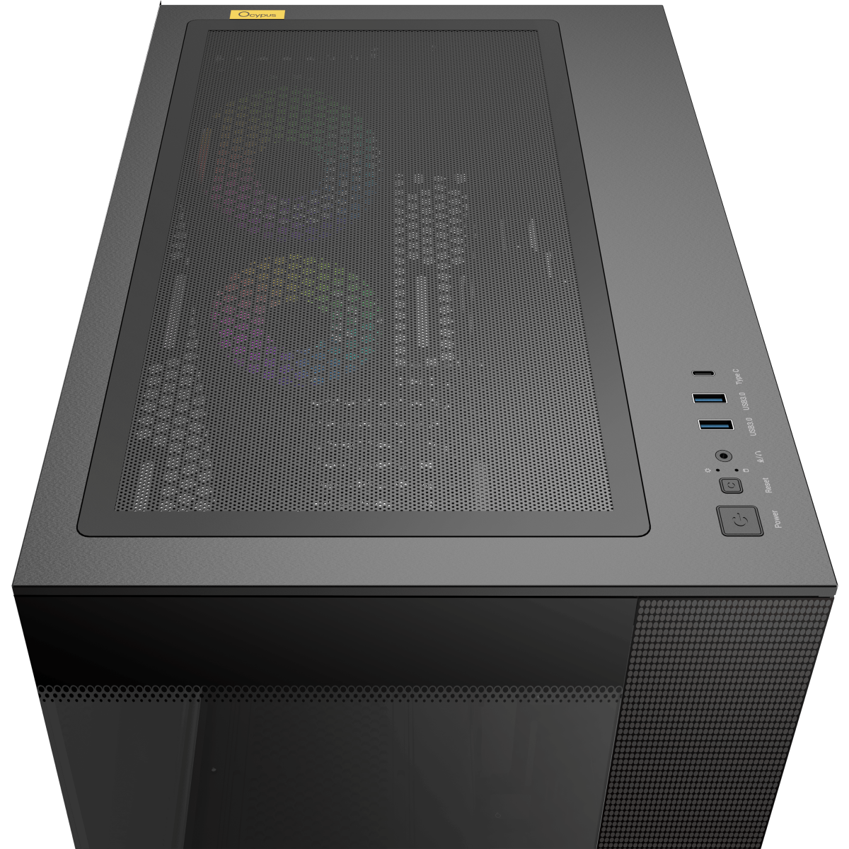 Корпус Ocypus Delta C74 ARGB Black - Delta-C70-BKG400XX-GL - фото 7