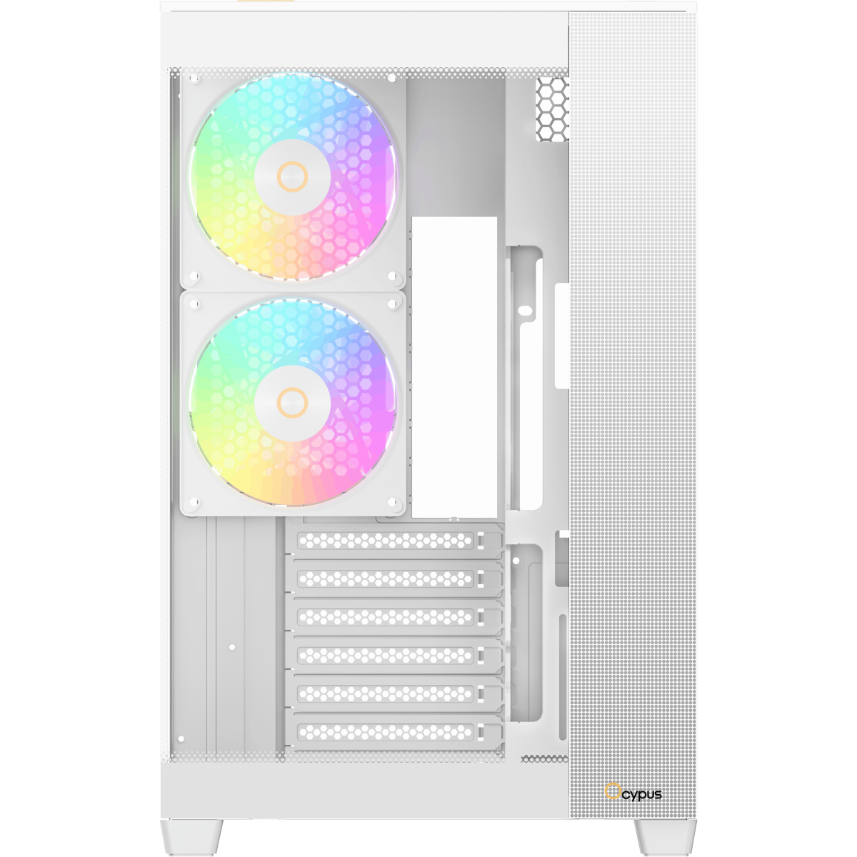 Корпус Ocypus Delta C74 ARGB White - Delta-C74-WHD200XX-GL - фото 2