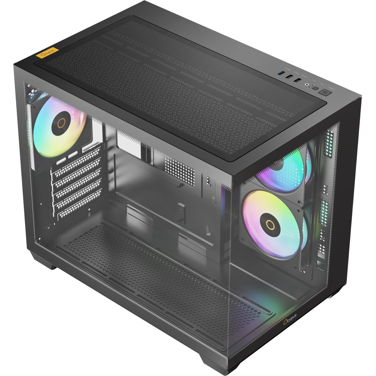 Корпус Ocypus Gamma C54 BK ARGB - Gamma-C54-BKD300XX-GL - фото 4