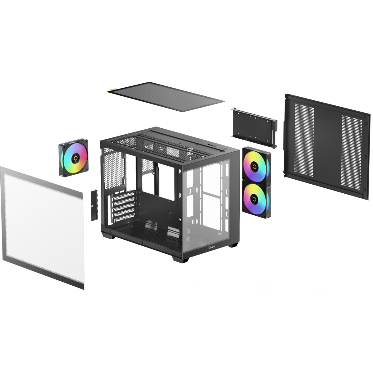 Корпус Ocypus Gamma C54 BK ARGB - Gamma-C54-BKD300XX-GL - фото 9
