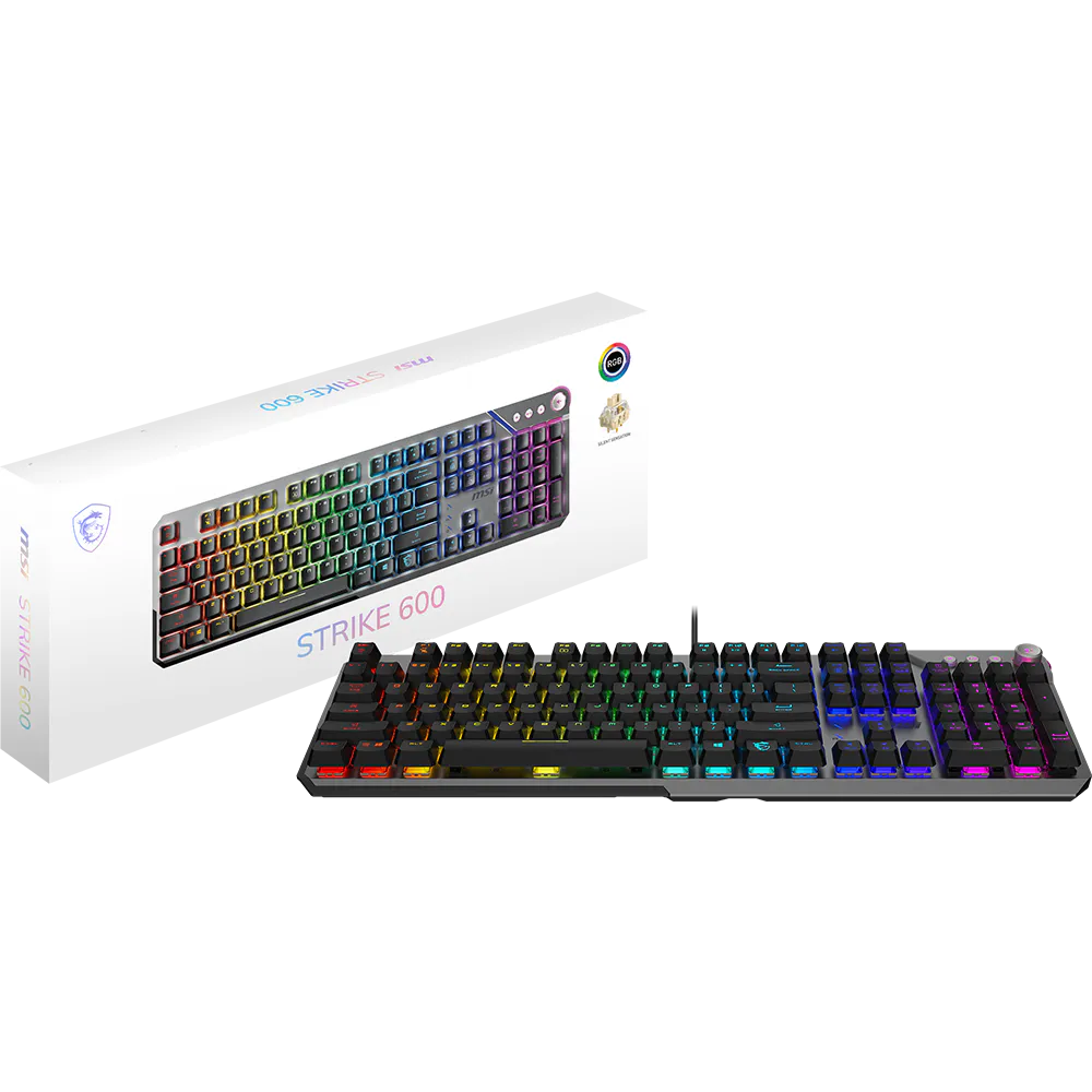 Клавиатура MSI STRIKE 600 Black - S11-04RU256-CLA - фото 5