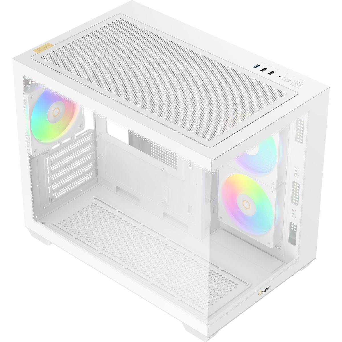 Корпус Ocypus Gamma C54 WH ARGB - Gamma-C54-WHD300XX-GL - фото 4