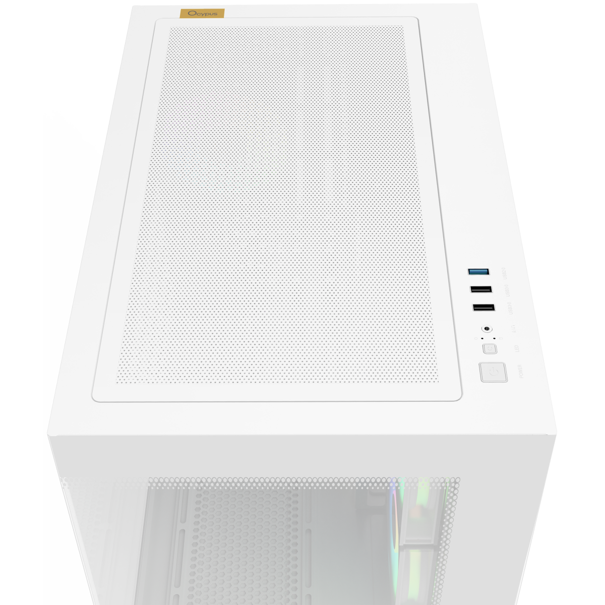 Корпус Ocypus Gamma C54 WH ARGB - Gamma-C54-WHD300XX-GL - фото 7