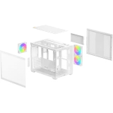 Корпус Ocypus Gamma C54 WH ARGB (Gamma-C54-WHD300XX-GL)
