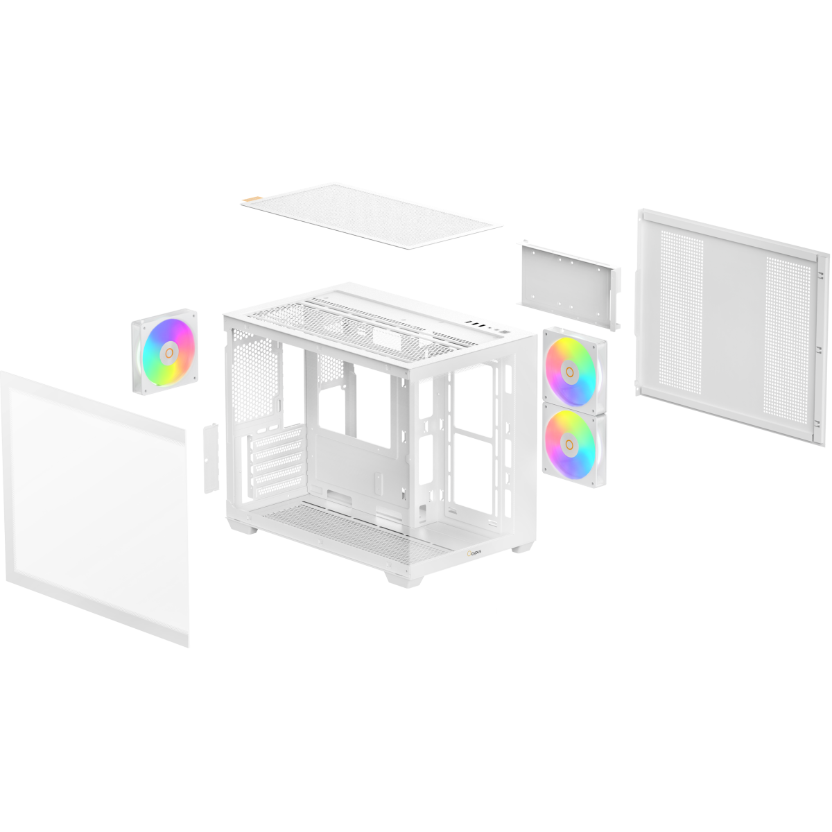 Корпус Ocypus Gamma C54 WH ARGB - Gamma-C54-WHD300XX-GL - фото 9
