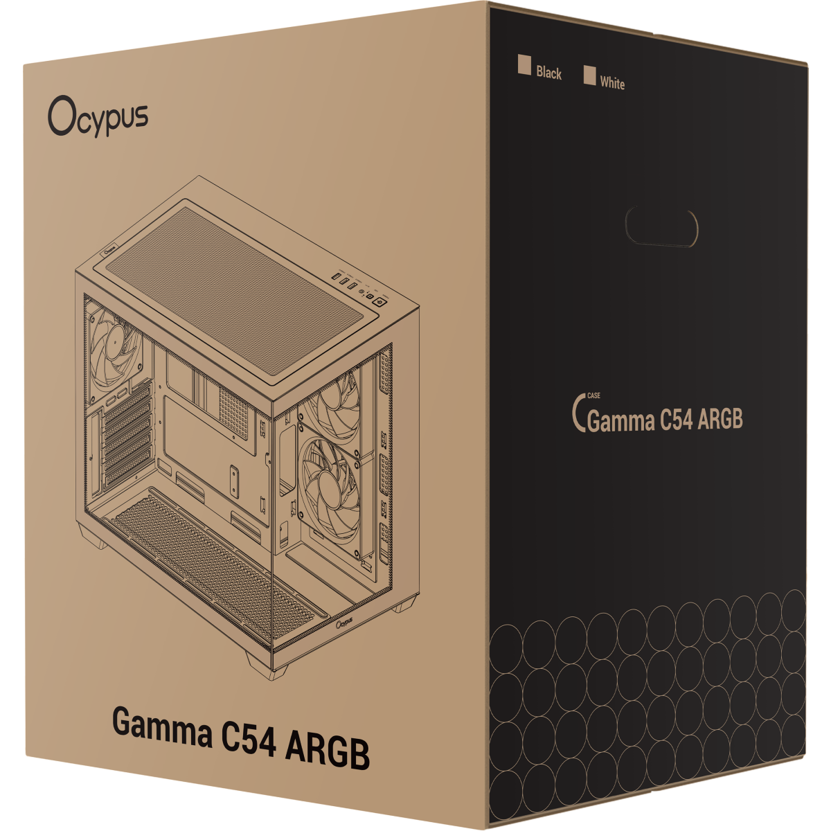 Корпус Ocypus Gamma C54 WH ARGB - Gamma-C54-WHD300XX-GL - фото 10