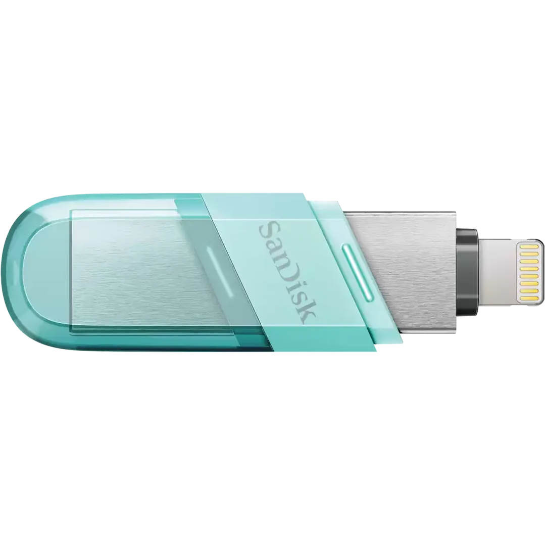 USB Flash накопитель 64GB SanDisk iXpand Flip (SDIX90N-064G-GN6NK) - фото 3