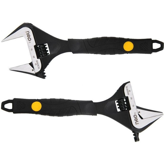 Ключ разводной Deli DL120508 - фото 2