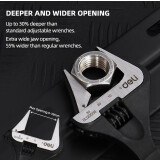 Ключ разводной Deli DL120508