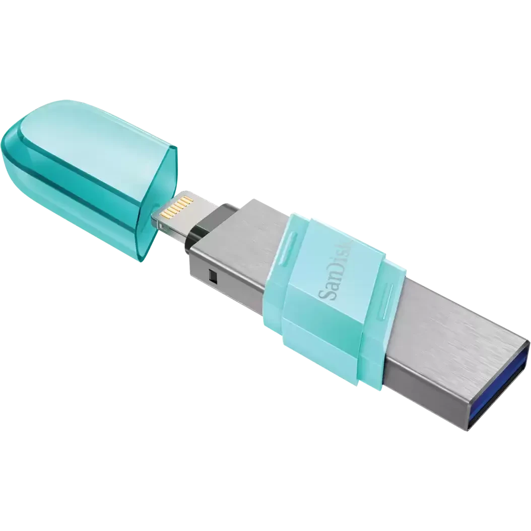 USB Flash накопитель 128GB SanDisk iXpand Flip (SDIX90N-128G-GN6NJ) - фото 2