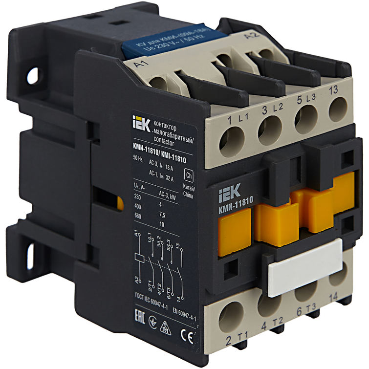 Контактор IEK KKM11-018-230-10 - фото 2