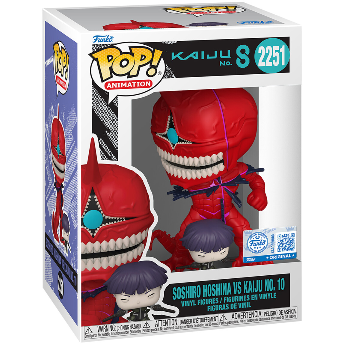 Фигурка Funko POP! Animation Kaiju No. 8 Soshiro Hoshina vs Kaiju No.10 - 91640 - фото 2