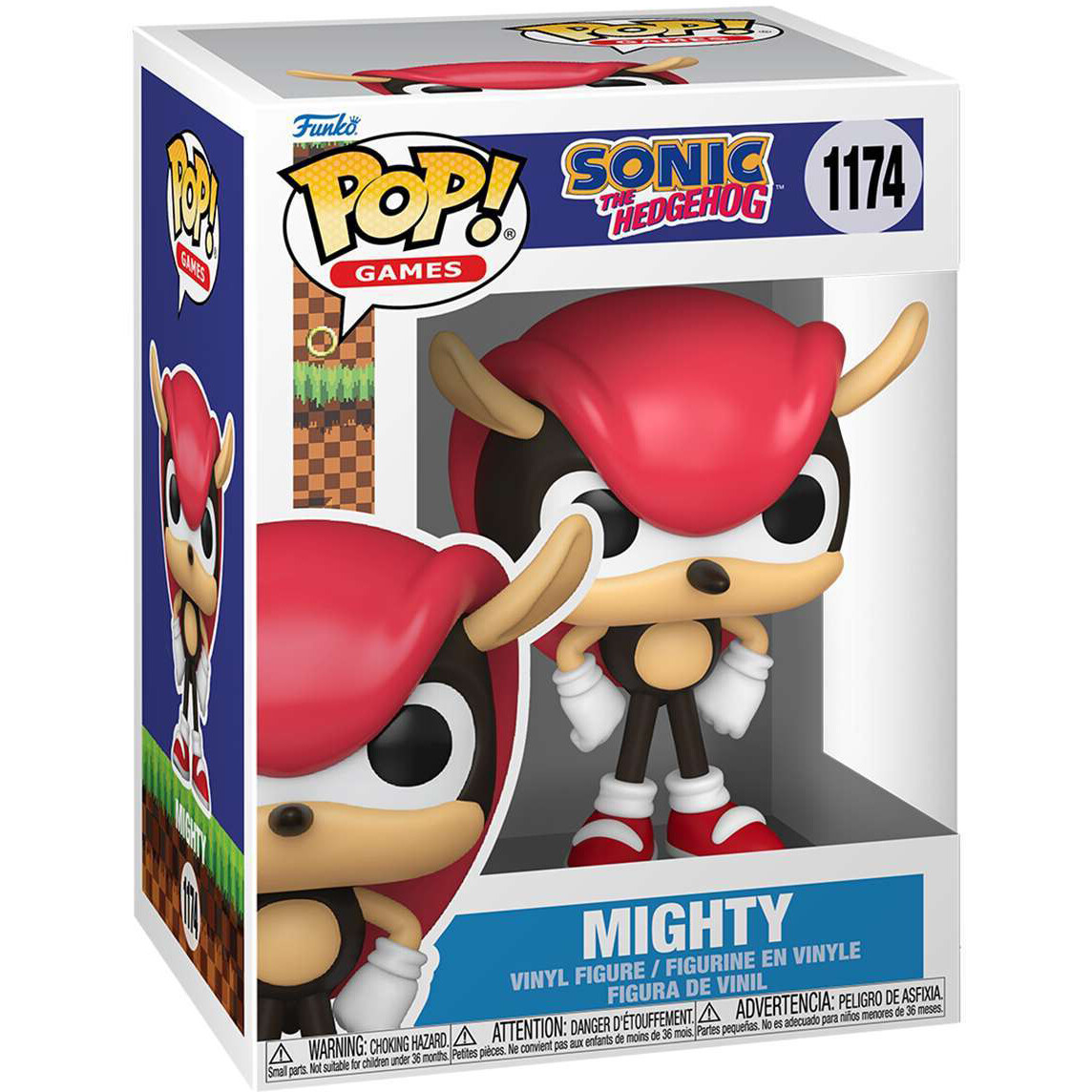 Фигурка Funko POP! Games Sonic the Hedgehog Mighty the Armadillo - 90837 - фото 2