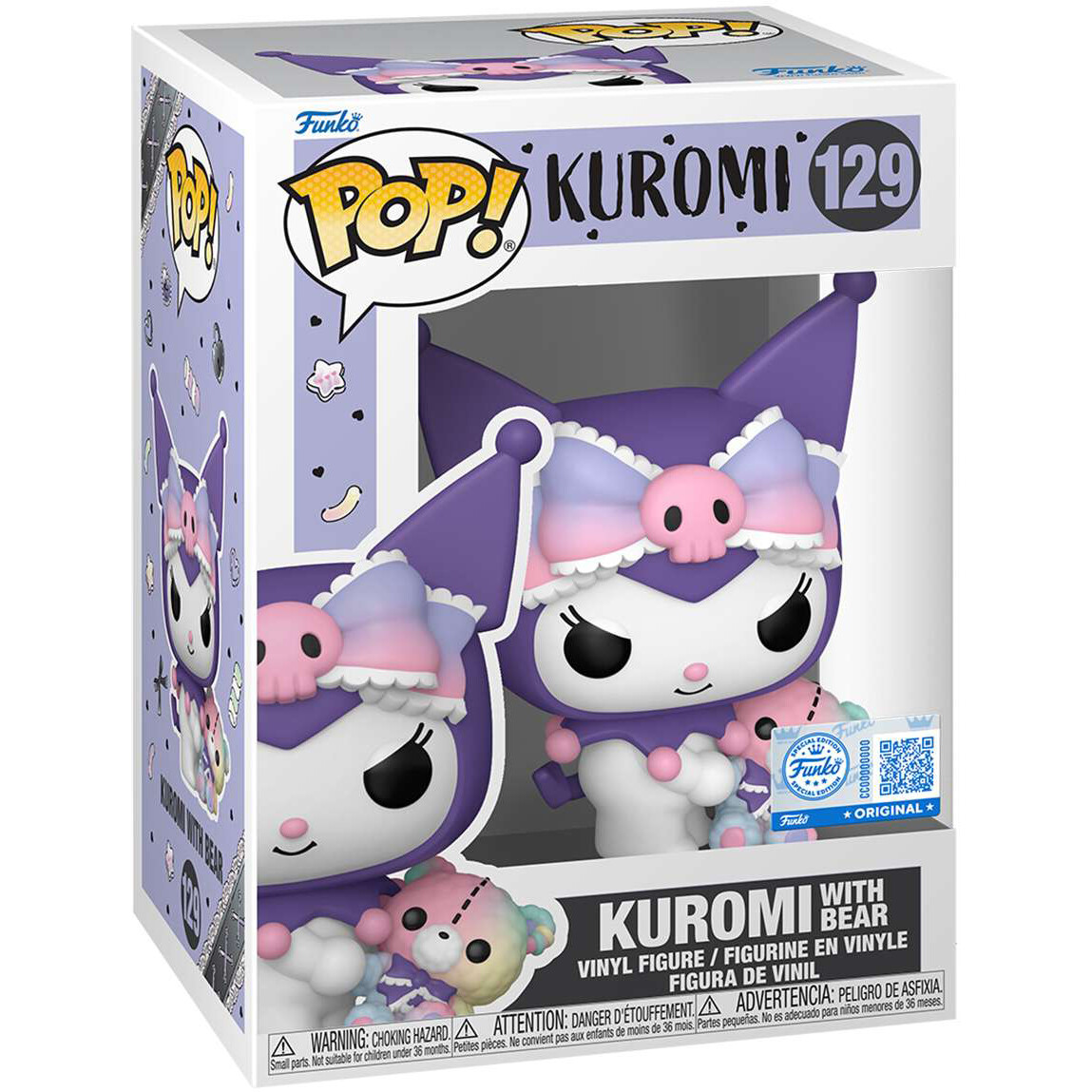 Фигурка Funko POP! Hello Kitty And Friends Kuromi with Bear - 88538 - фото 2