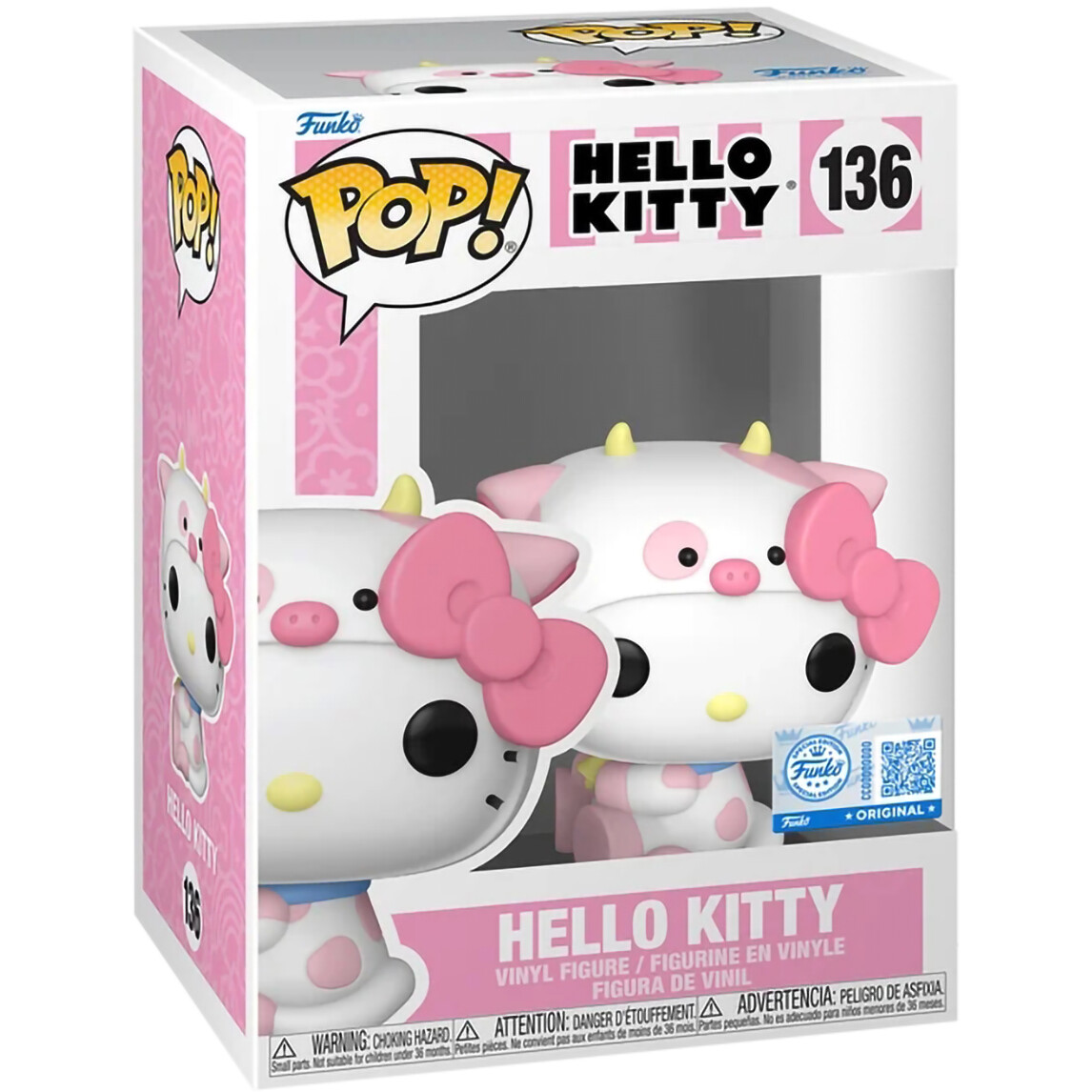 Фигурка Funko POP! Hello Kitty Hello Kitty in Cow Cosplay - 91735 - фото 2