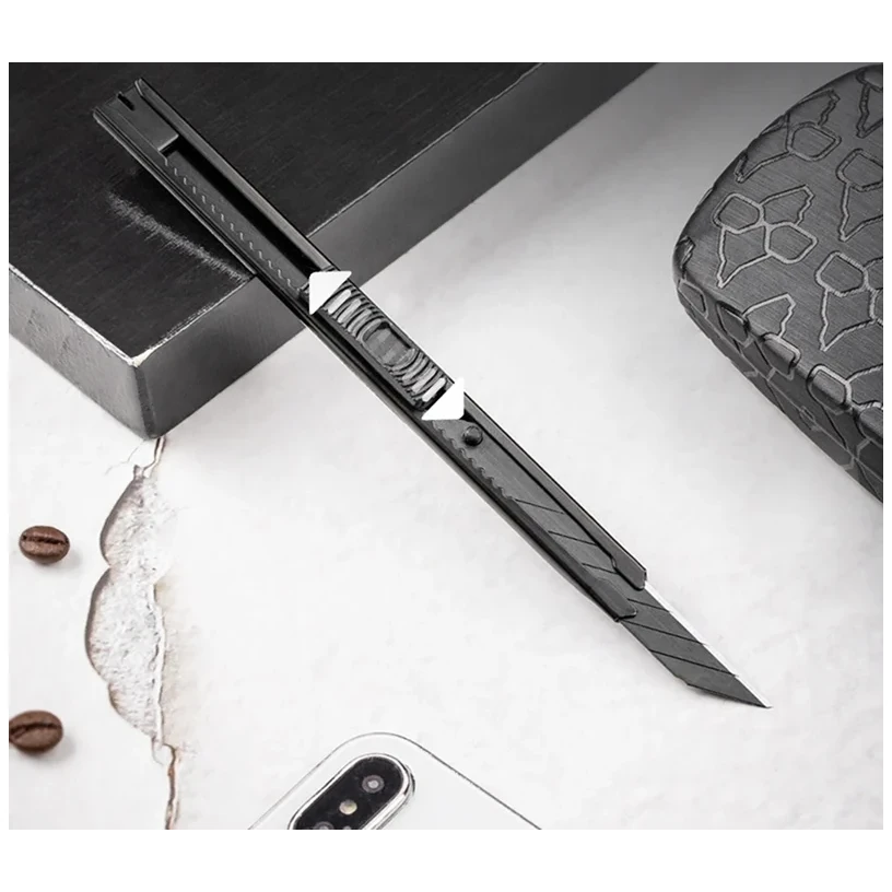 Канцелярский нож Deli DL007H - фото 2