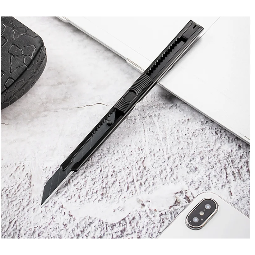 Канцелярский нож Deli DL007H - фото 4