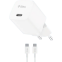 Сетевое зарядное устройство ttec SmartCharger Pro GAN 30W PD White - 2SCG30CB