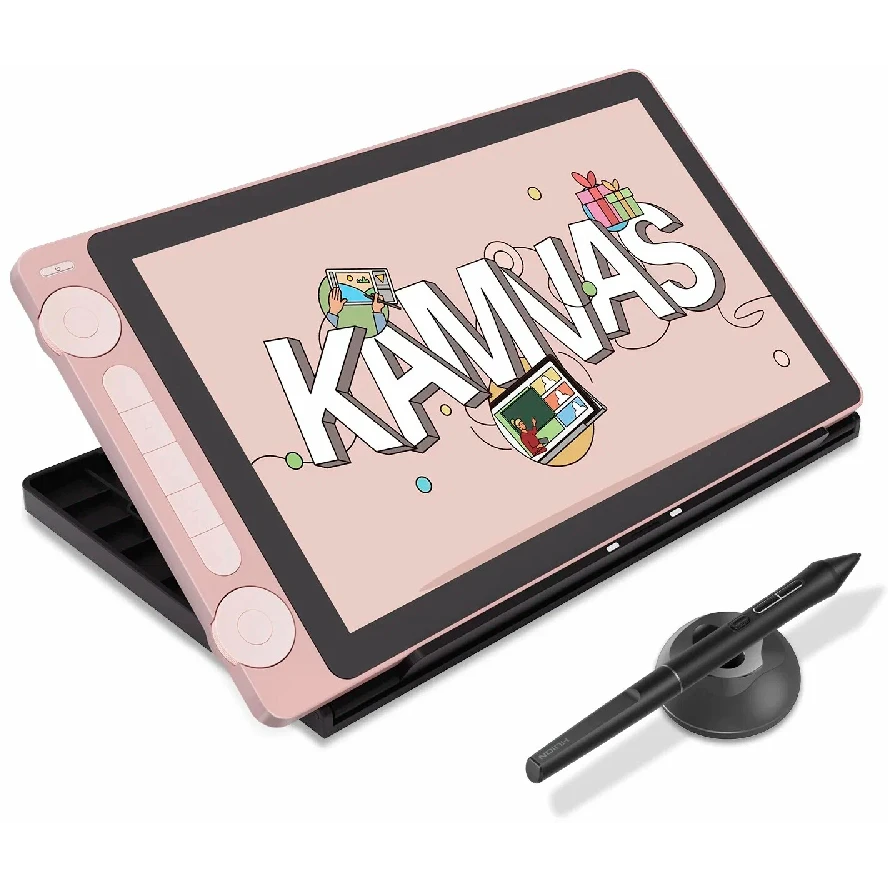 Интерактивный дисплей Huion Kamvas 13 (Gen 3) Pink - KAMVAS 13 Gen 3 Pink - фото 2