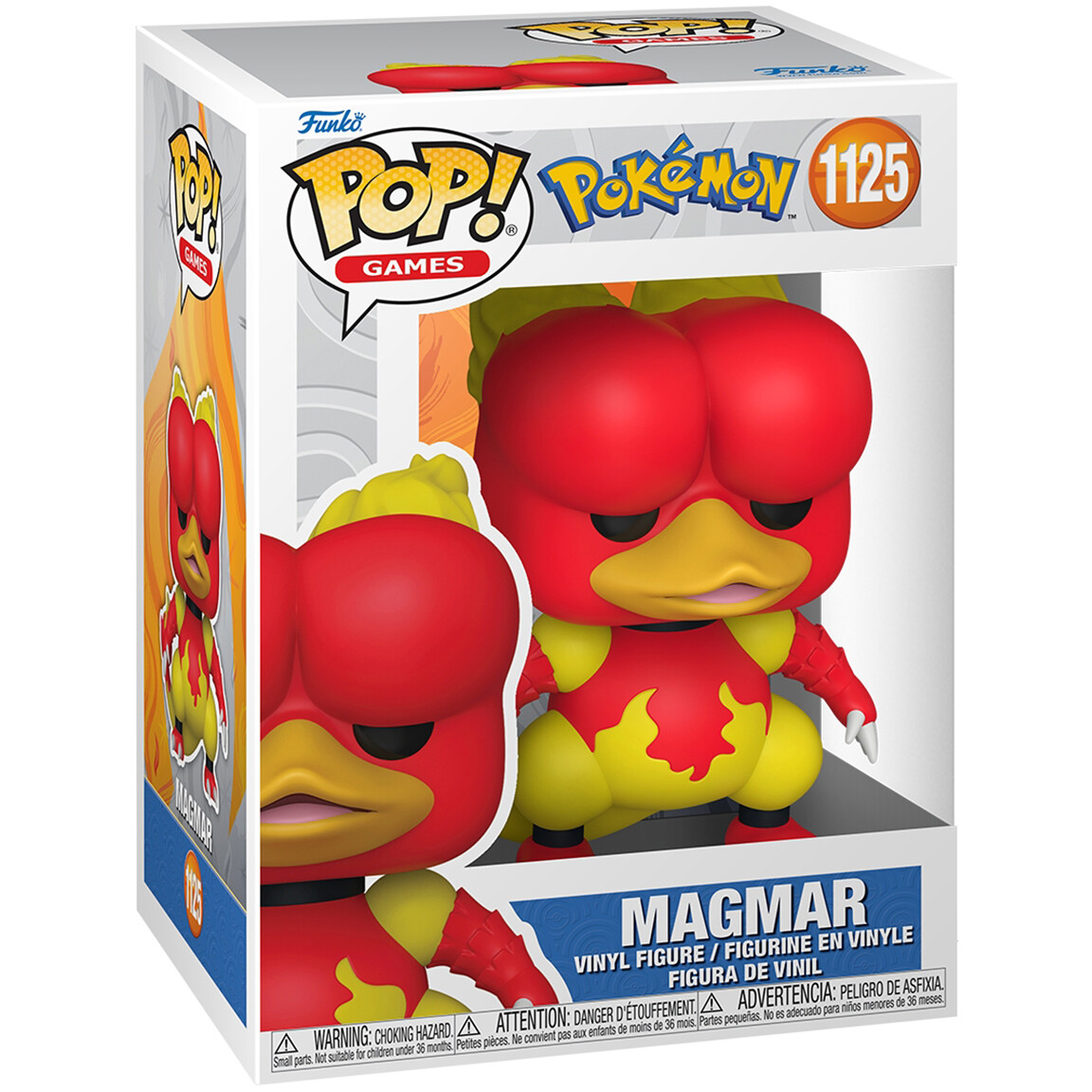 Фигурка Funko POP! Games Pokemon Magmar - 91661 - фото 2