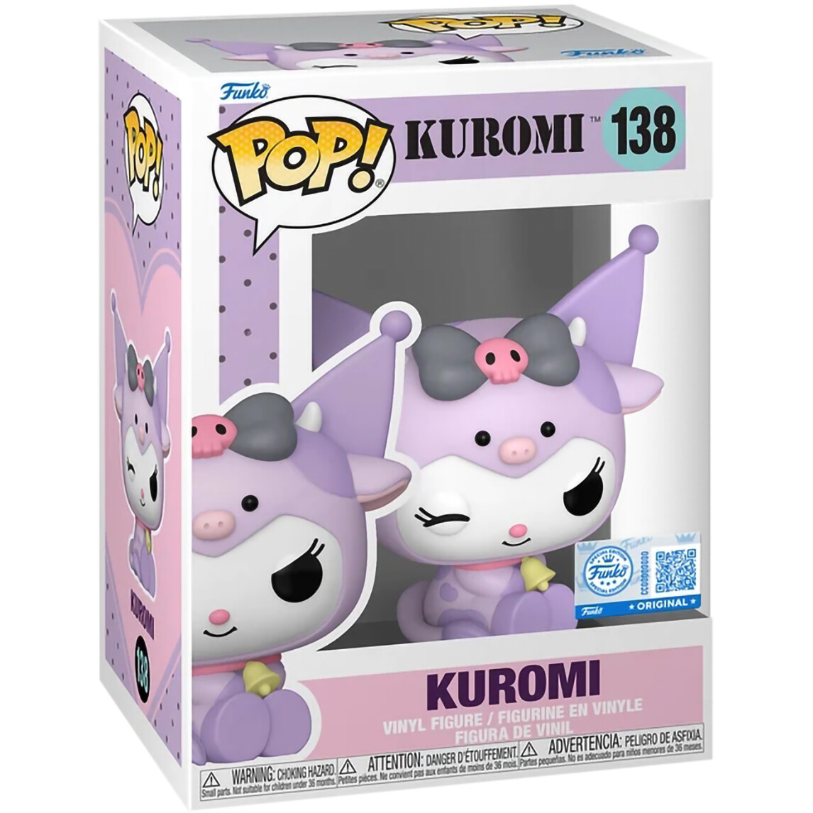 Фигурка Funko POP! Kuromi Kuromi in Cow Cosplay - 91736 - фото 2