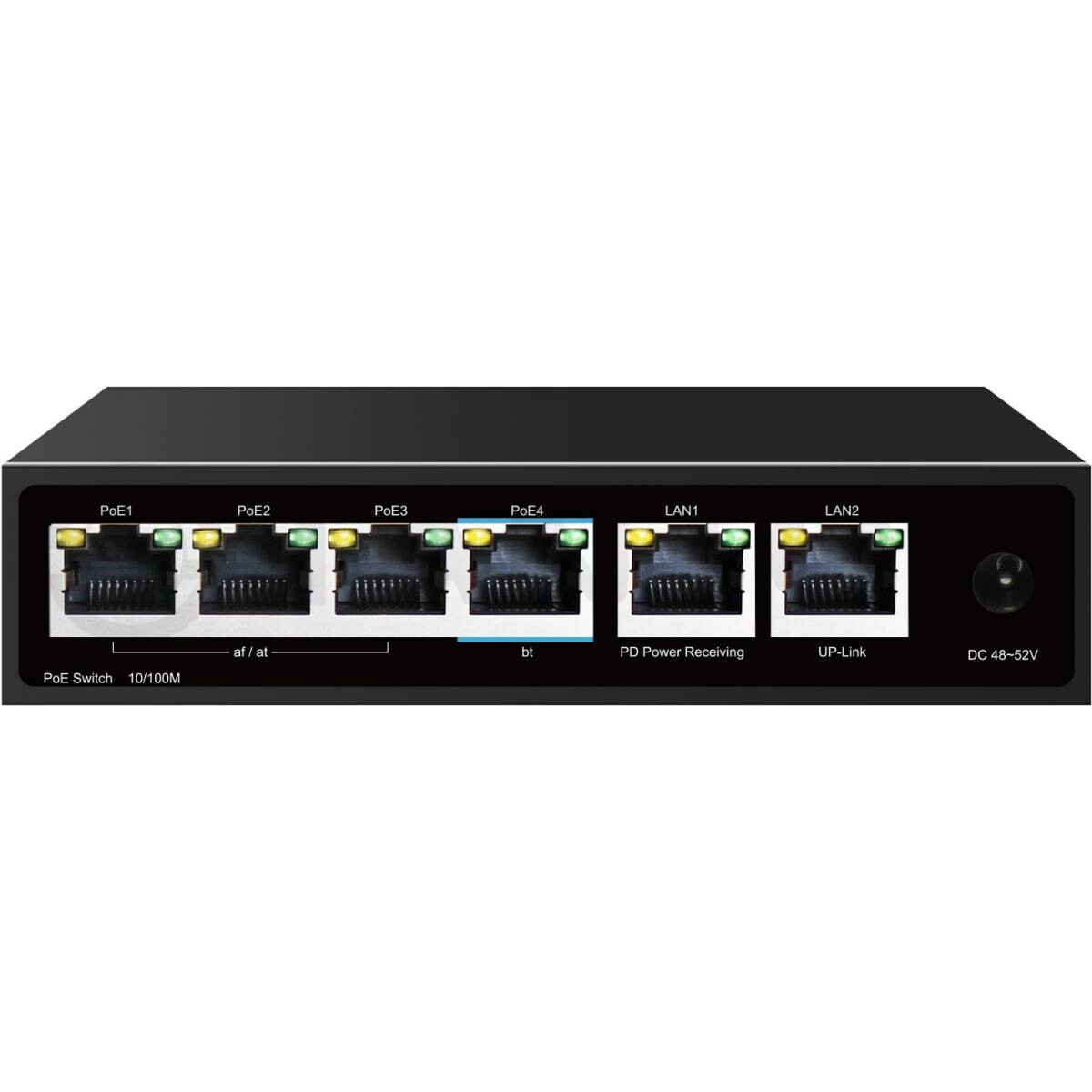 Коммутатор (свитч) Tantos TSn-4FP6F2P - 00-00327452