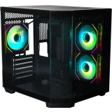 Корпус XASTRA QT400M 3ARGB-C6-AC Black (QT400M-3FM12A-C6-AC)