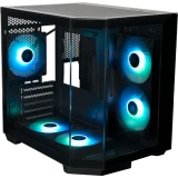 Корпус XASTRA QT400M 5ARGB-FC-C6-AC Black (QT400M-2FA24A-1FC12A-C6-AC)