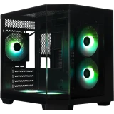 Корпус XASTRA QT400M 5ARGB-FC-C6-AC Black (QT400M-2FA24A-1FC12A-C6-AC)