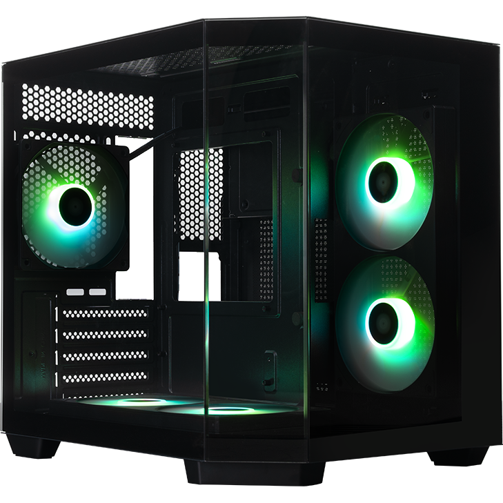 Корпус XASTRA QT400M 5ARGB-FC-C6-AC Black - QT400M-2FA24A-1FC12A-C6-AC - фото 2